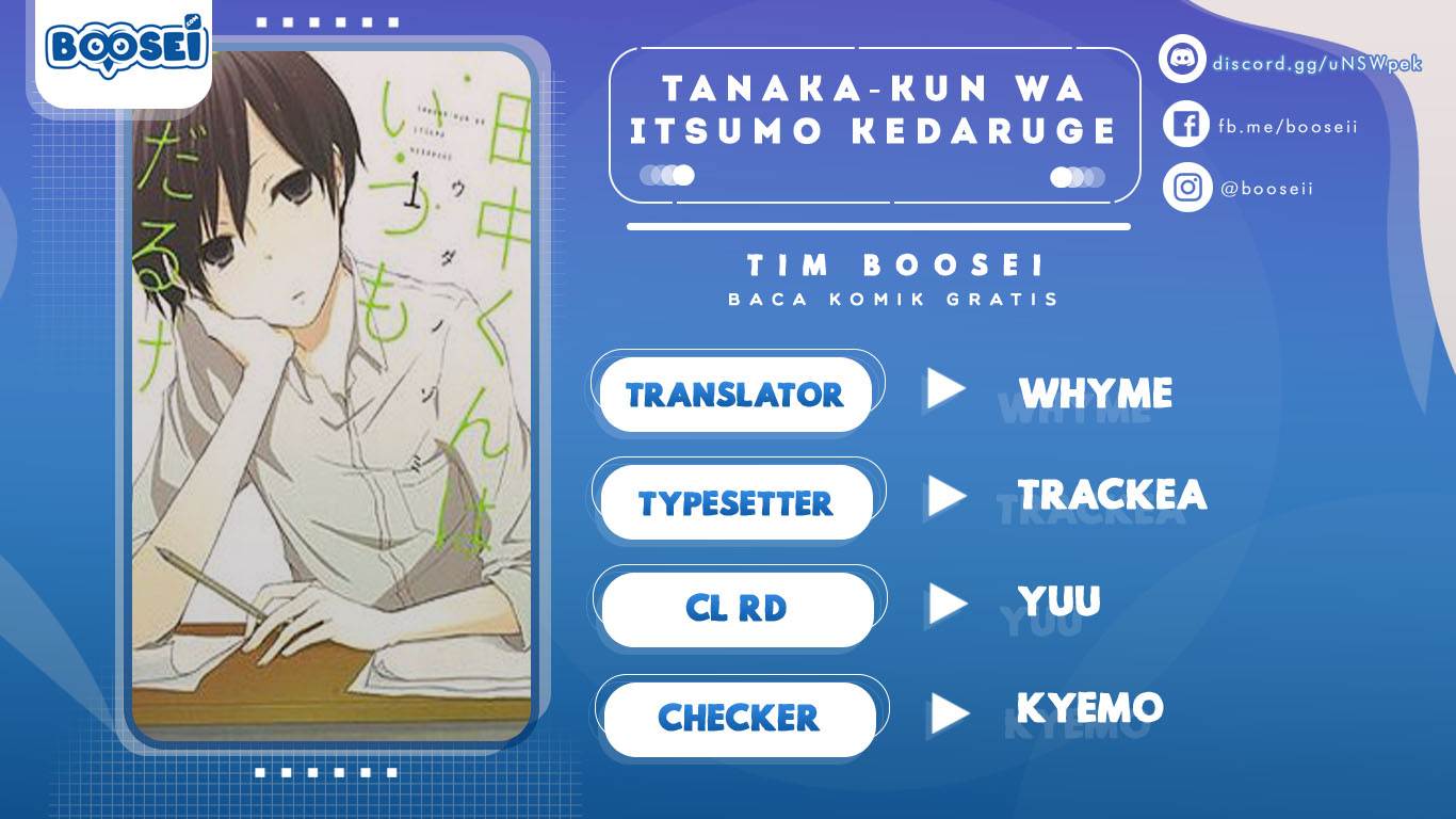Tanaka-kun wa Itsumo Kedaruge Chapter 123 Bahasa Indonesia