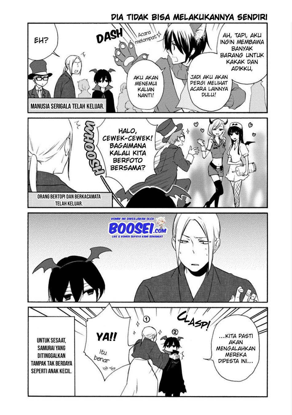 Tanaka-kun wa Itsumo Kedaruge Chapter 123 Bahasa Indonesia