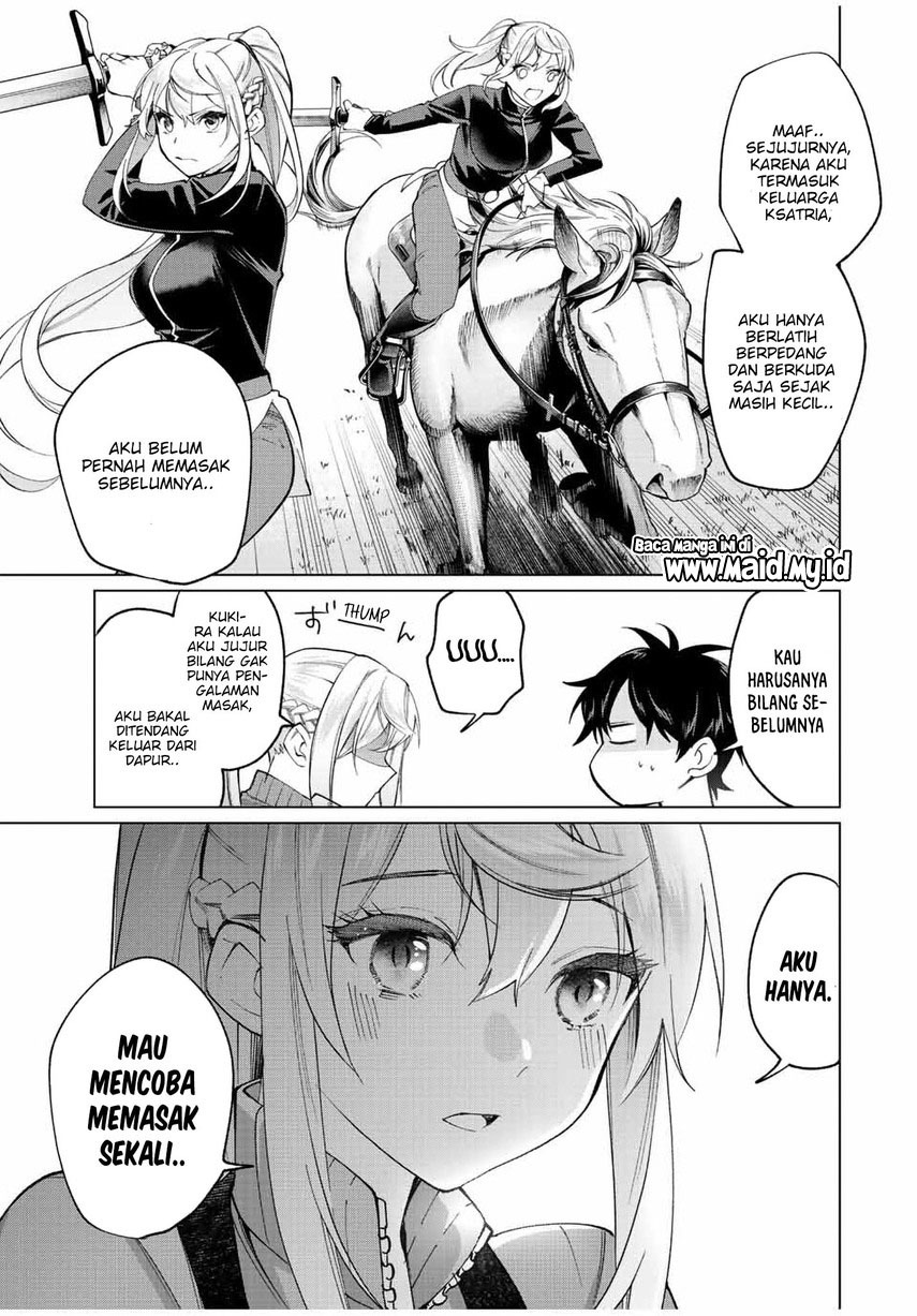 Tanbo de Hirotta Onna Kishi, Inaka de Ore no Yome da to Omowareteiru Chapter 09 Bahasa Indonesia