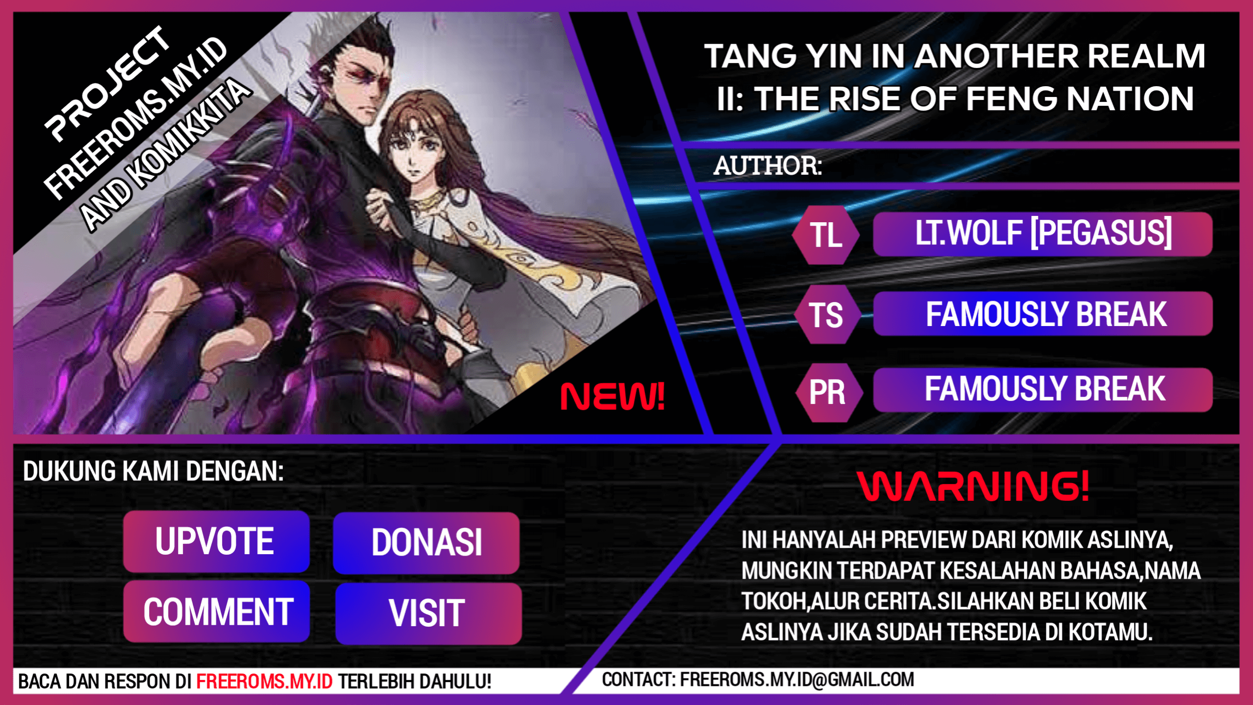 Tang Yin in Another Realm II: The Rise of Feng Nation Chapter 08 Bahasa Indonesia