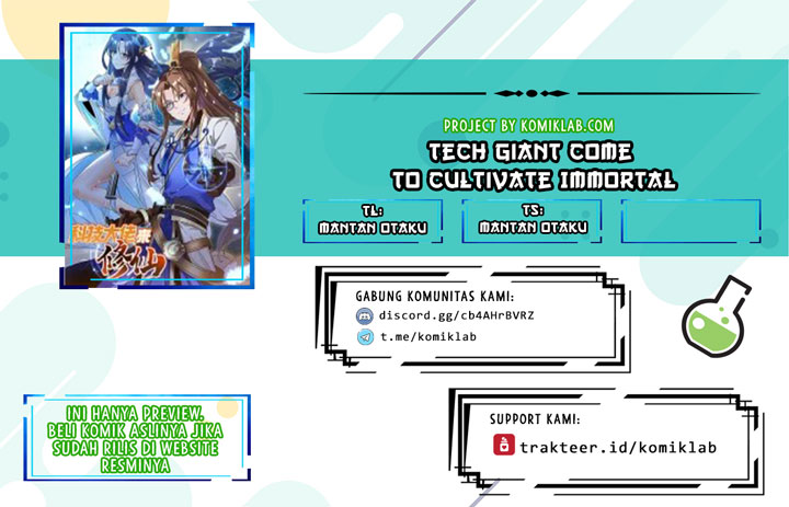 Tech Giant Come to Cultivate Immortal Chapter 32 Bahasa Indonesia