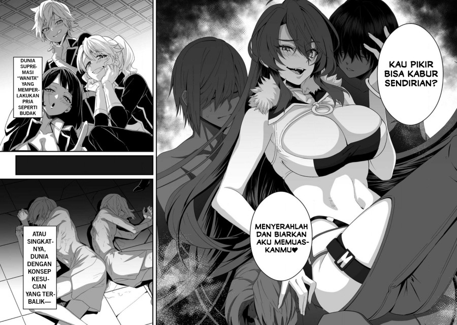 Teisou Gyakuten Sekai De Yuiitsu No Otoko Kishi No Ore, Onna Kishi Gakuen Ni Nyuugaku Shitara Nazeka Eiyou Atsukai Sareta ~Zetsurin Skill De Harem Musou~ chapter 1