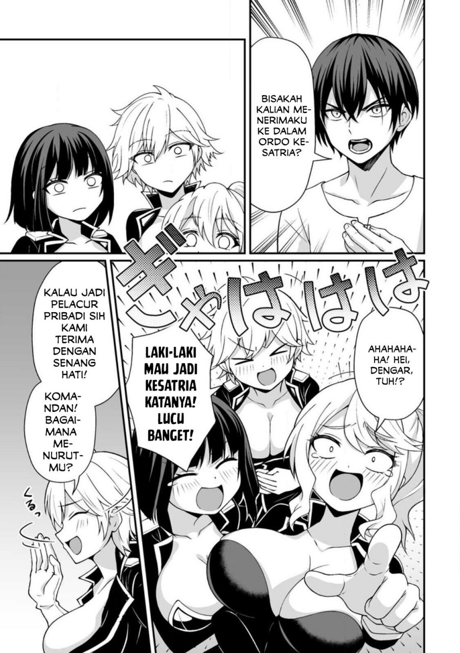 Teisou Gyakuten Sekai De Yuiitsu No Otoko Kishi No Ore, Onna Kishi Gakuen Ni Nyuugaku Shitara Nazeka Eiyou Atsukai Sareta ~Zetsurin Skill De Harem Musou~ chapter 1