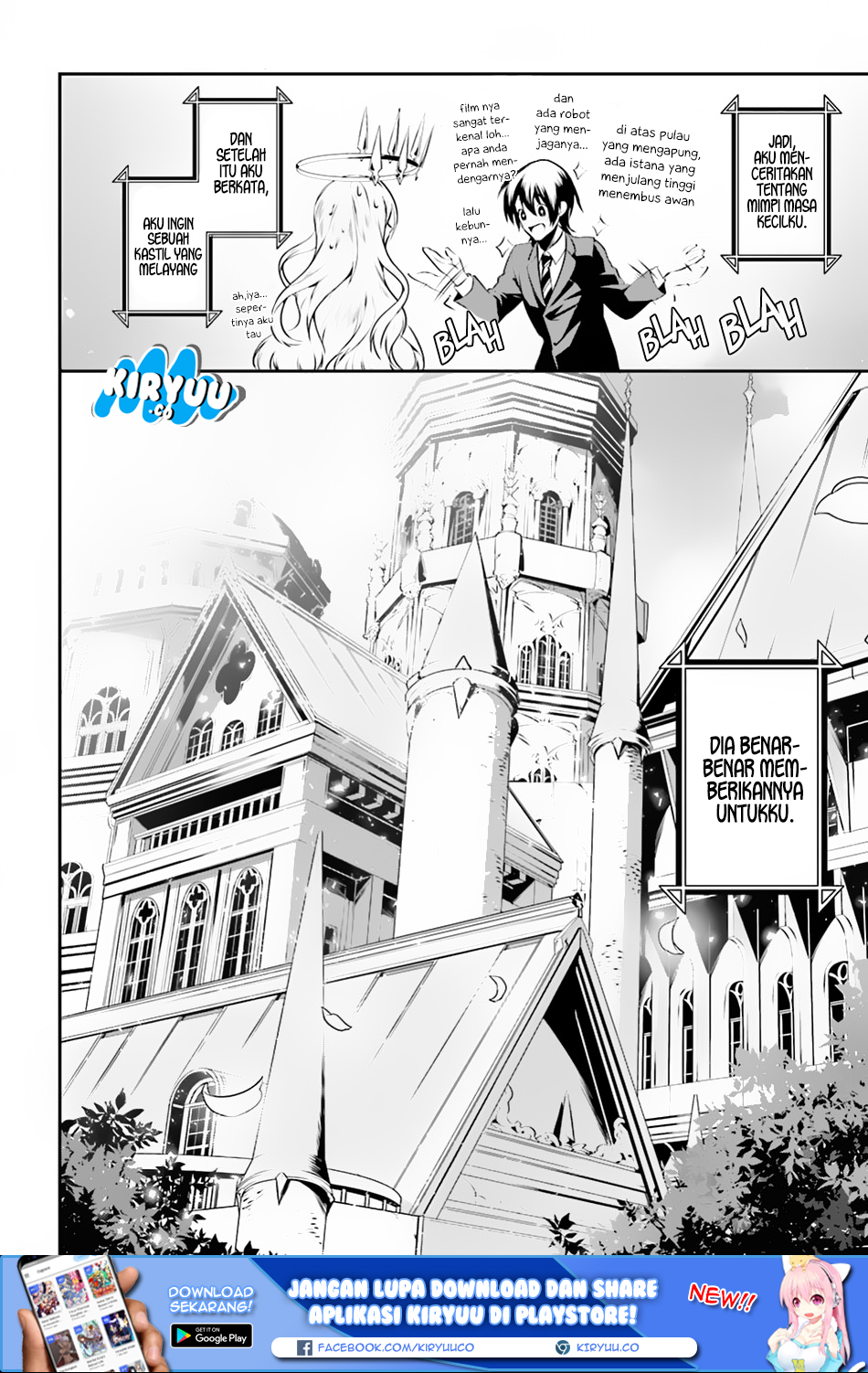 Tenkuu no Shiro o Moratta no de Isekai de Tanoshiku Asobitai Chapter 01 Bahasa Indonesia