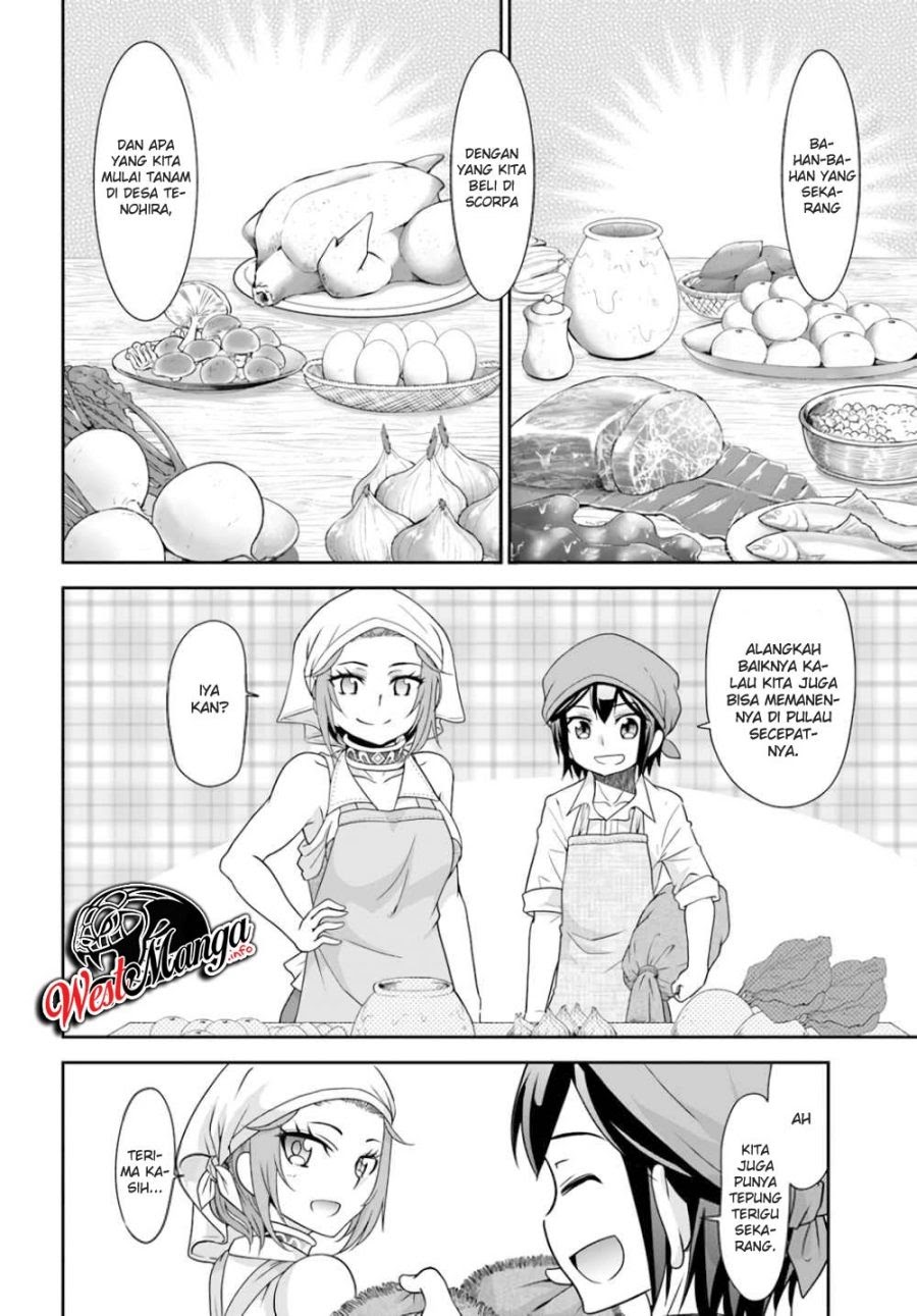 Tenohira Kaitaku Mura de Isekai Kenkokuki: Fueteku Yome-tachi to Nonbiri Mujintou Life chapter 19