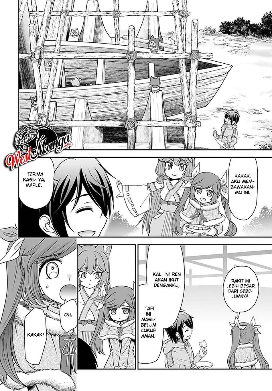 Tenohira Kaitaku Mura de Isekai Kenkokuki: Fueteku Yome-tachi to Nonbiri Mujintou Life chapter 24