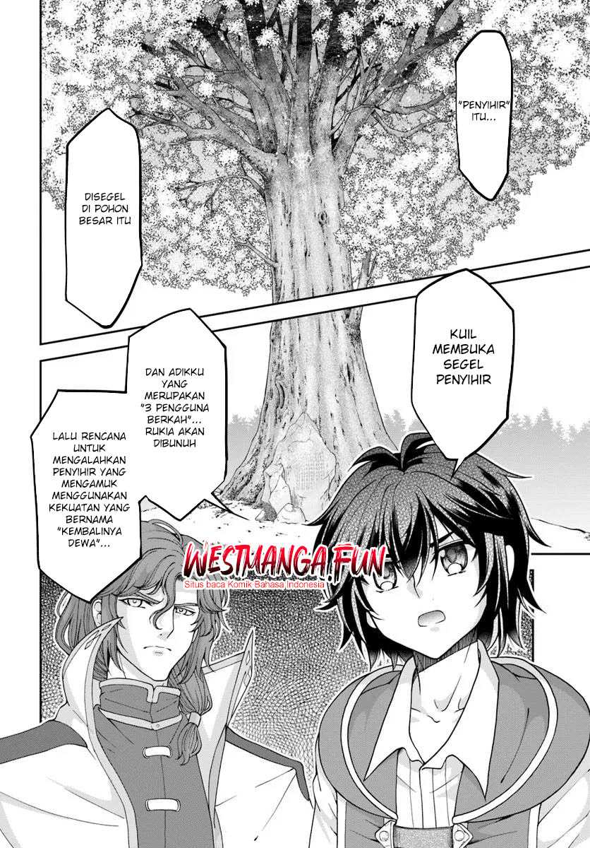 Tenohira Kaitaku Mura de Isekai Kenkokuki: Fueteku Yome-tachi to Nonbiri Mujintou Life Chapter 56 Bahasa Indonesia