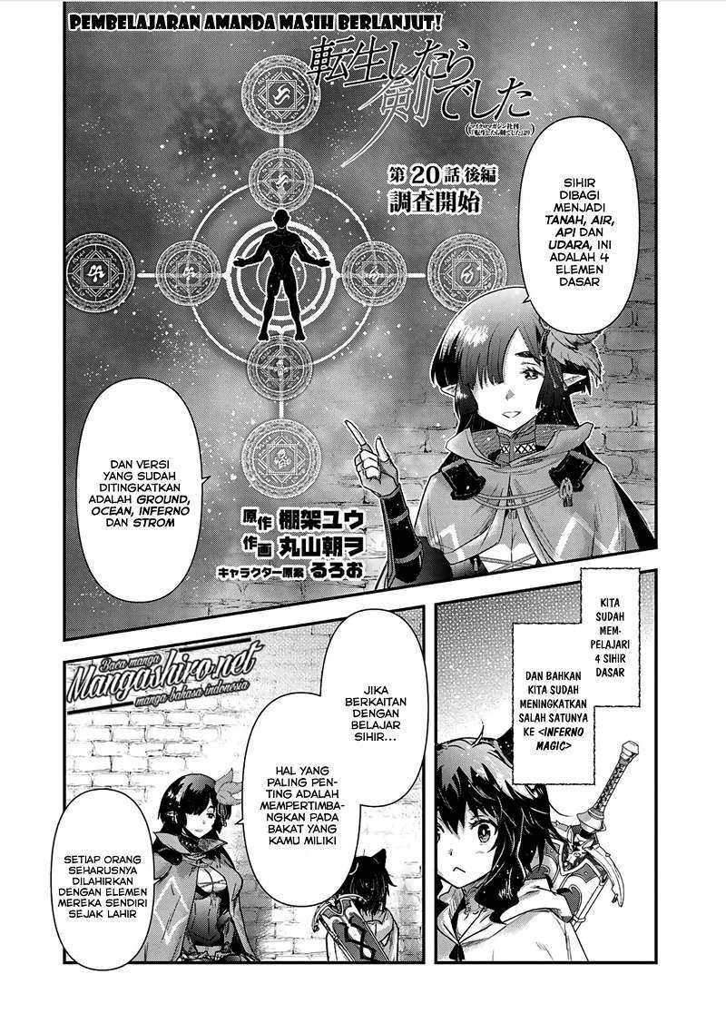 Tensei Shitara Ken Deshita Chapter 20 Bahasa Indonesia