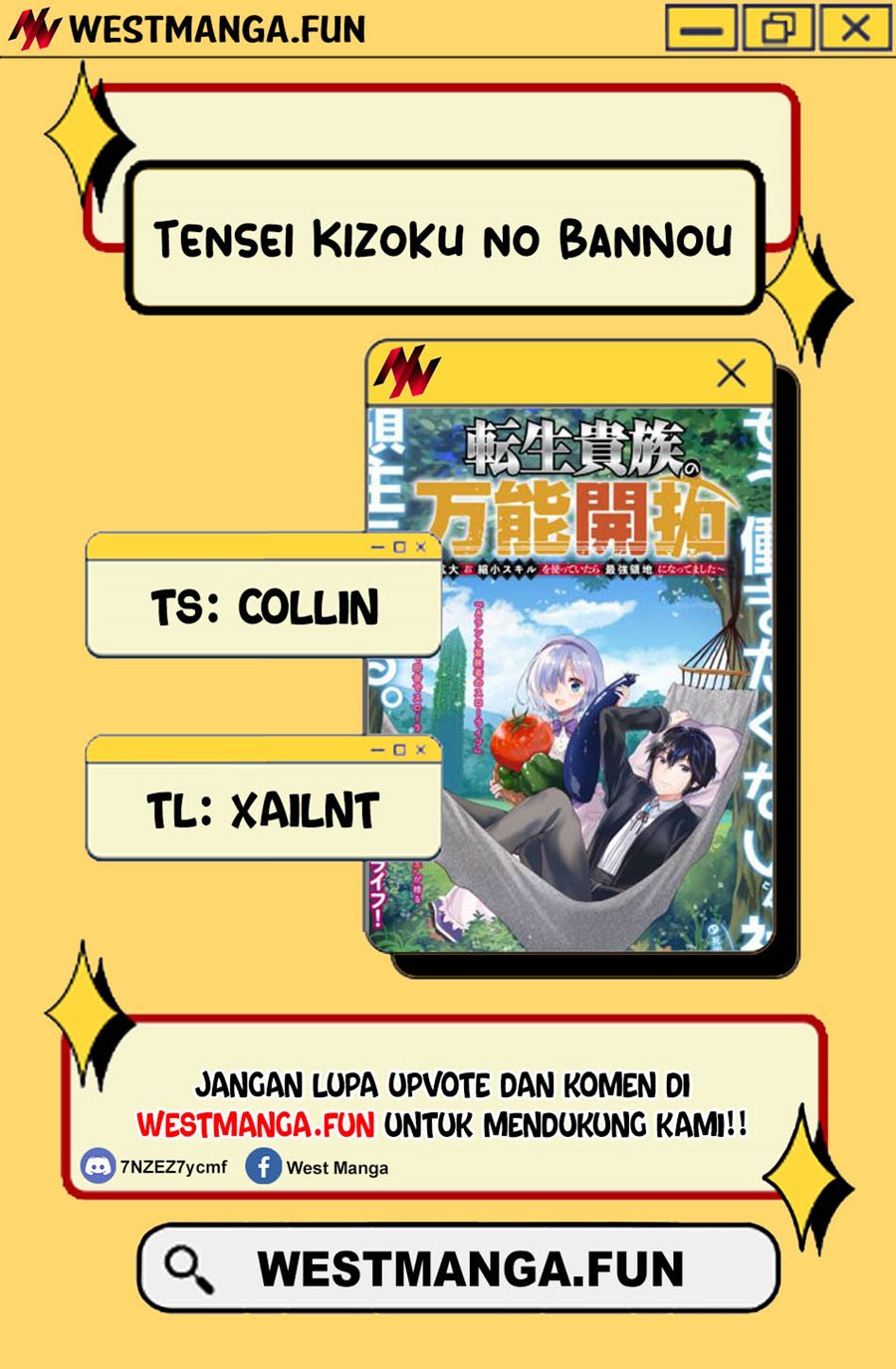 Tensei Kizoku no Bannou Kaitaku Kara ~”Kakudai & Shukushou” Sukiru o Tsukatte Itara Saikyou Ryouchi ni Narimashita~ Chapter 23 Bahasa Indonesia