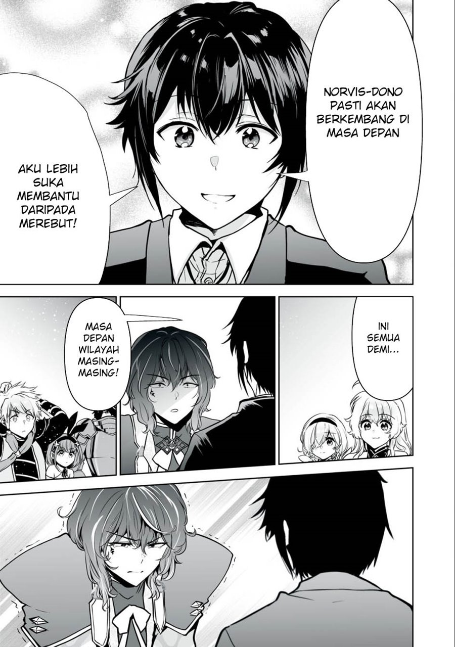 Tensei Kizoku no Bannou Kaitaku Kara ~”Kakudai & Shukushou” Sukiru o Tsukatte Itara Saikyou Ryouchi ni Narimashita~ Chapter 23 Bahasa Indonesia