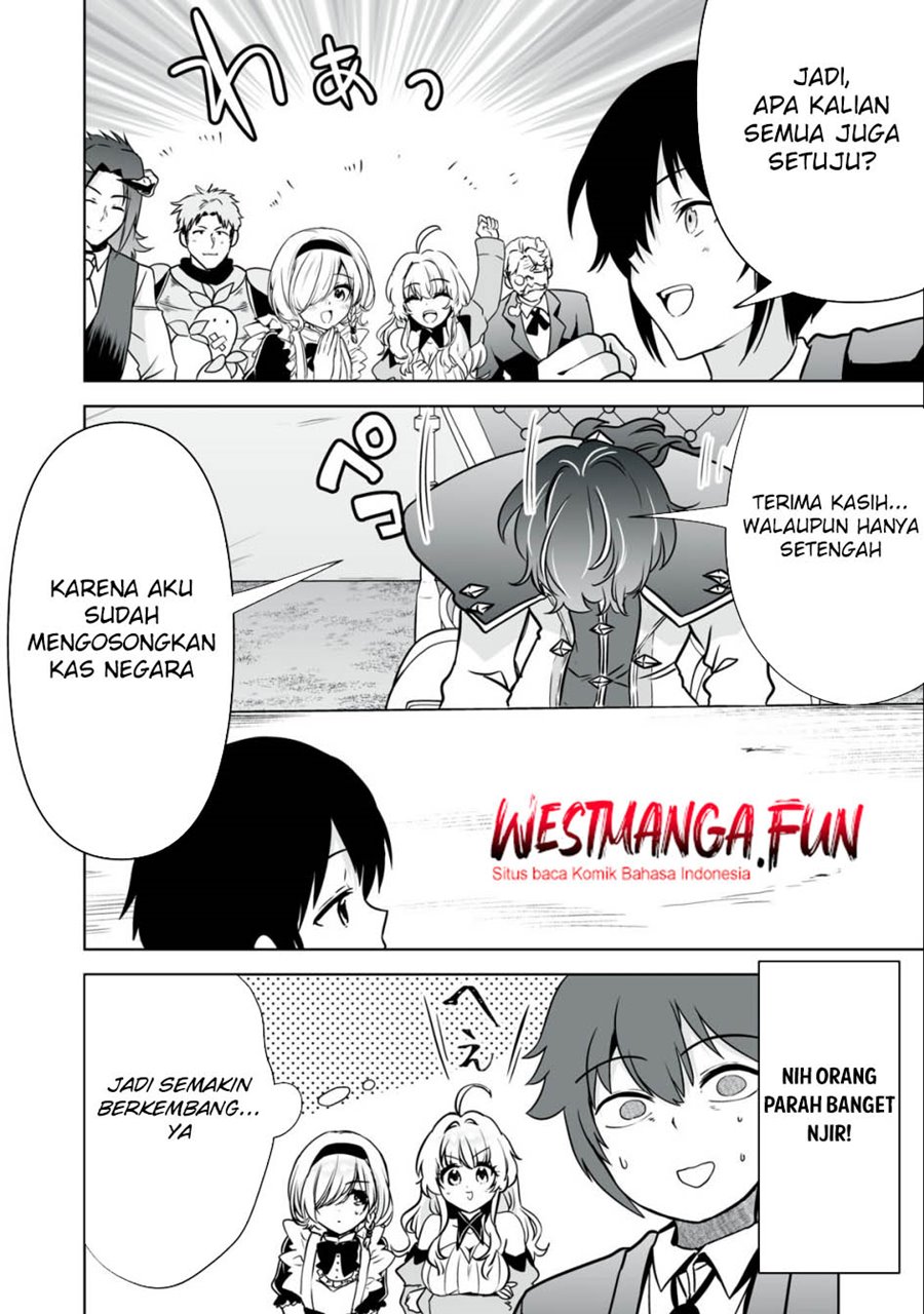 Tensei Kizoku no Bannou Kaitaku Kara ~”Kakudai & Shukushou” Sukiru o Tsukatte Itara Saikyou Ryouchi ni Narimashita~ Chapter 23 Bahasa Indonesia