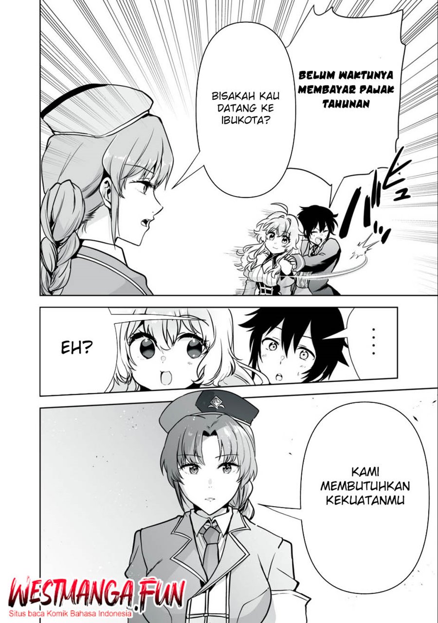Tensei Kizoku no Bannou Kaitaku Kara ~”Kakudai & Shukushou” Sukiru o Tsukatte Itara Saikyou Ryouchi ni Narimashita~ Chapter 23 Bahasa Indonesia
