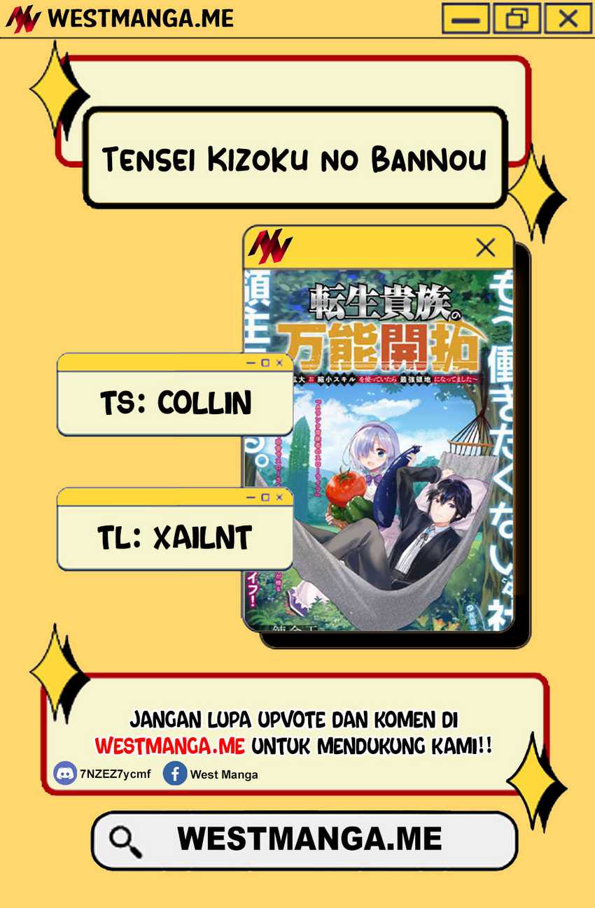 Tensei Kizoku no Bannou Kaitaku Kara ~”Kakudai & Shukushou” Sukiru o Tsukatte Itara Saikyou Ryouchi ni Narimashita~ chapter 48