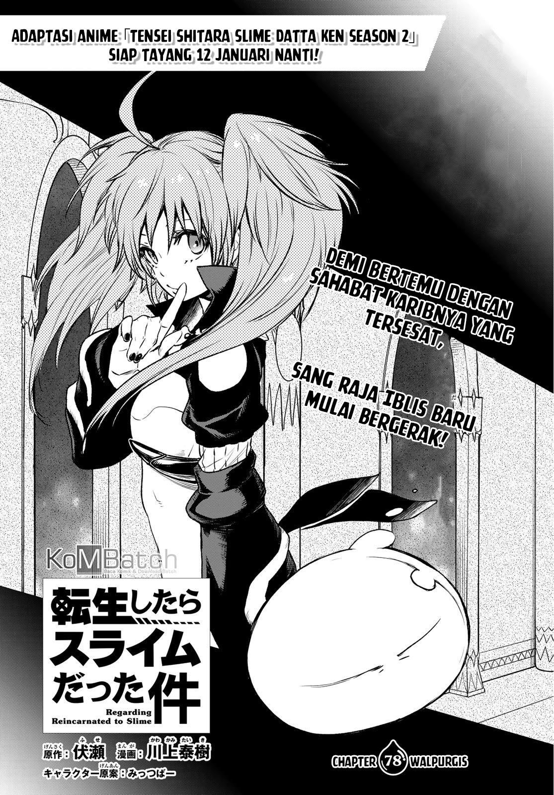 Tensei Shitara Slime Datta Ken Chapter 78 Bahasa Indonesia