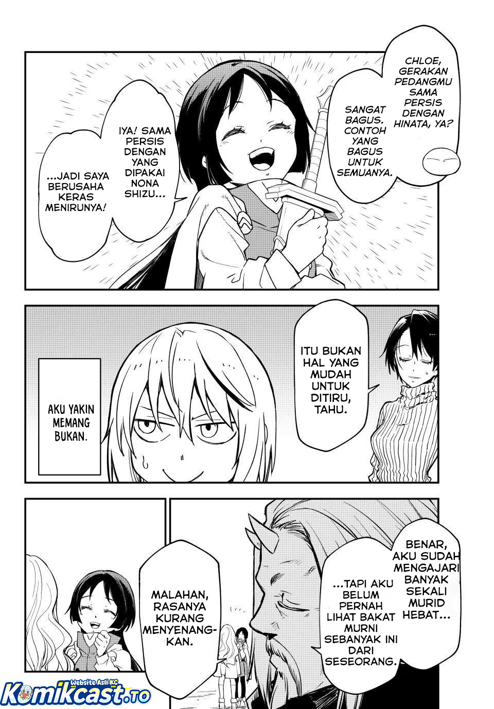 Tensei Shitara Slime Datta Ken Chapter 136 Bahasa Indonesia