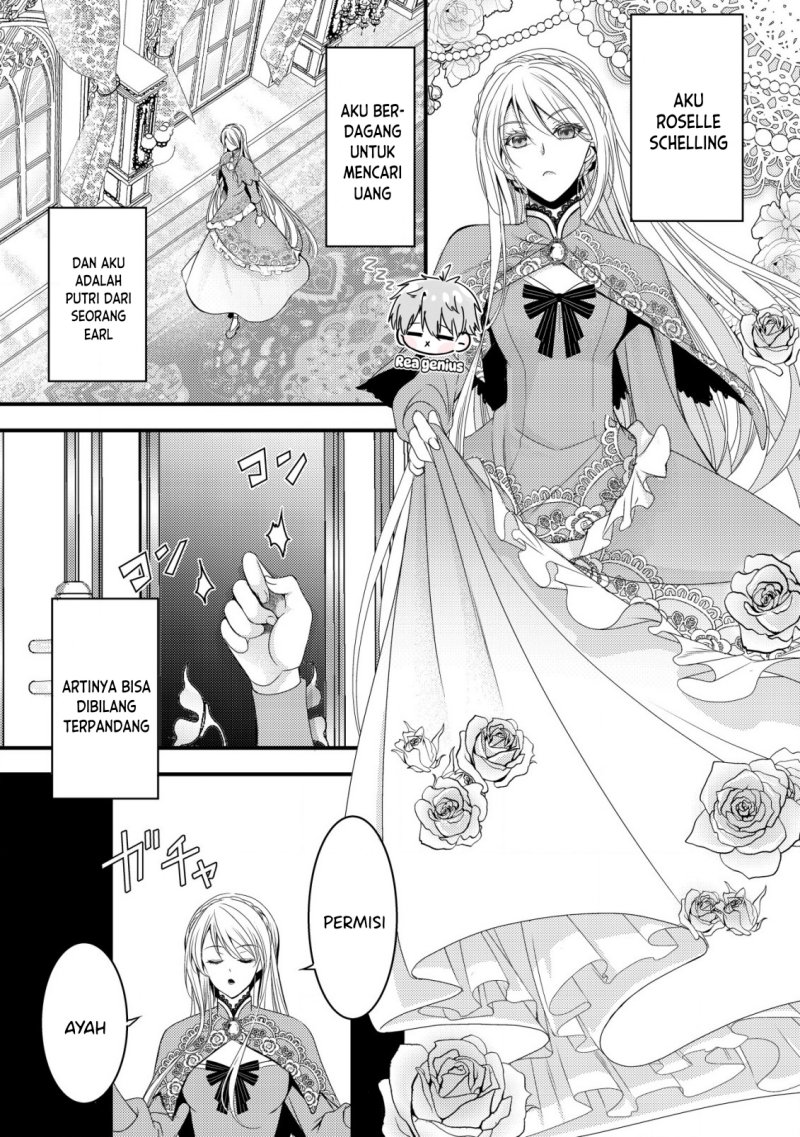 Tensei shita Onna Mafia wa Isekai de Heibon ni Kurashitai – Asashin Ikka no Hakushaku Reijou desu ga Chapter 01 Bahasa Indonesia