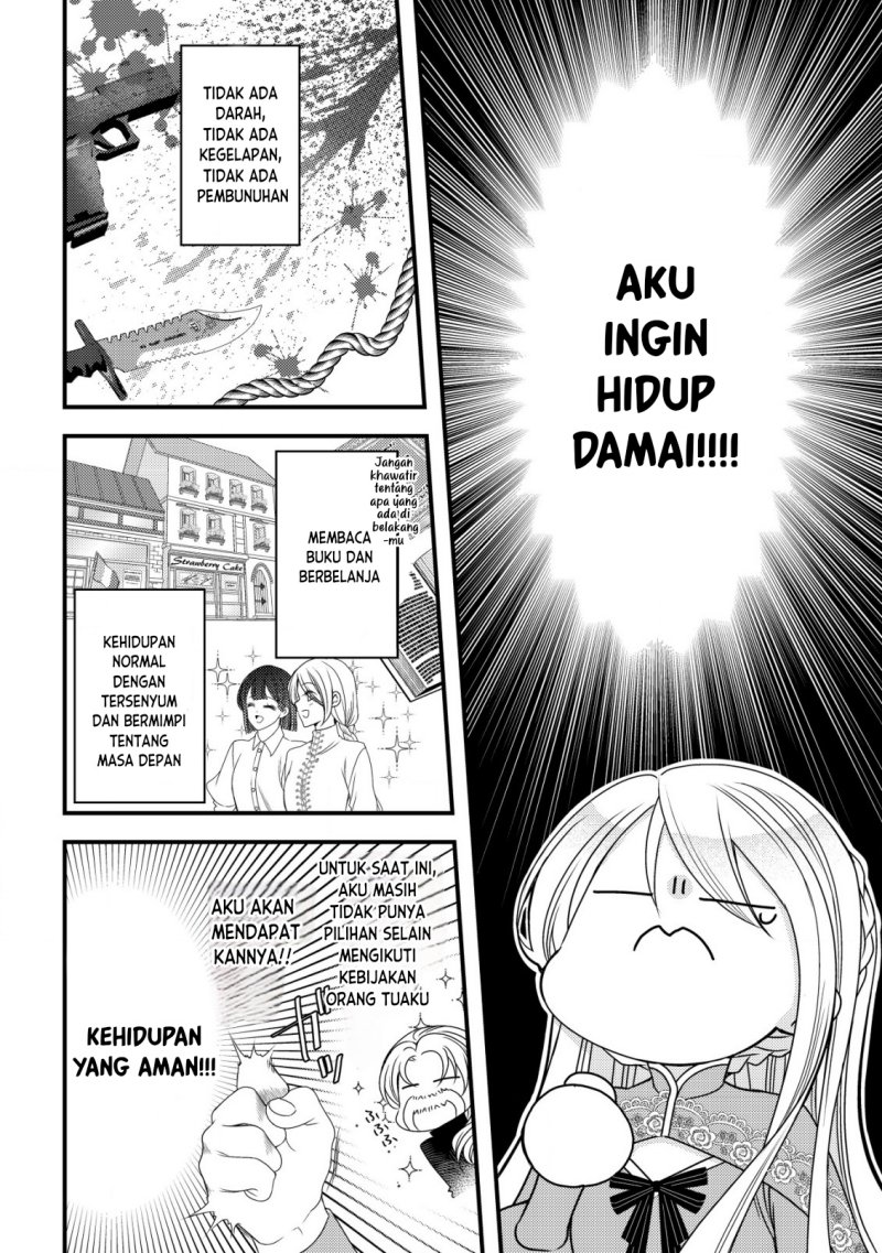 Tensei shita Onna Mafia wa Isekai de Heibon ni Kurashitai – Asashin Ikka no Hakushaku Reijou desu ga Chapter 01 Bahasa Indonesia