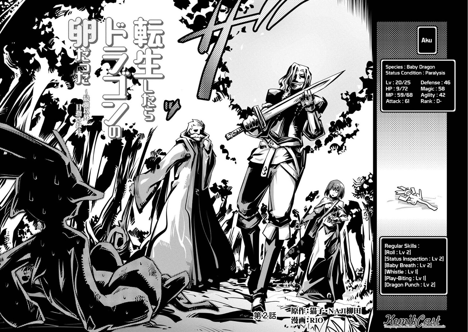 Tensei shitara Dragon no Tamago datta: Saikyou Igai Mezasanee 02 Chapter Bahasa Indonesia