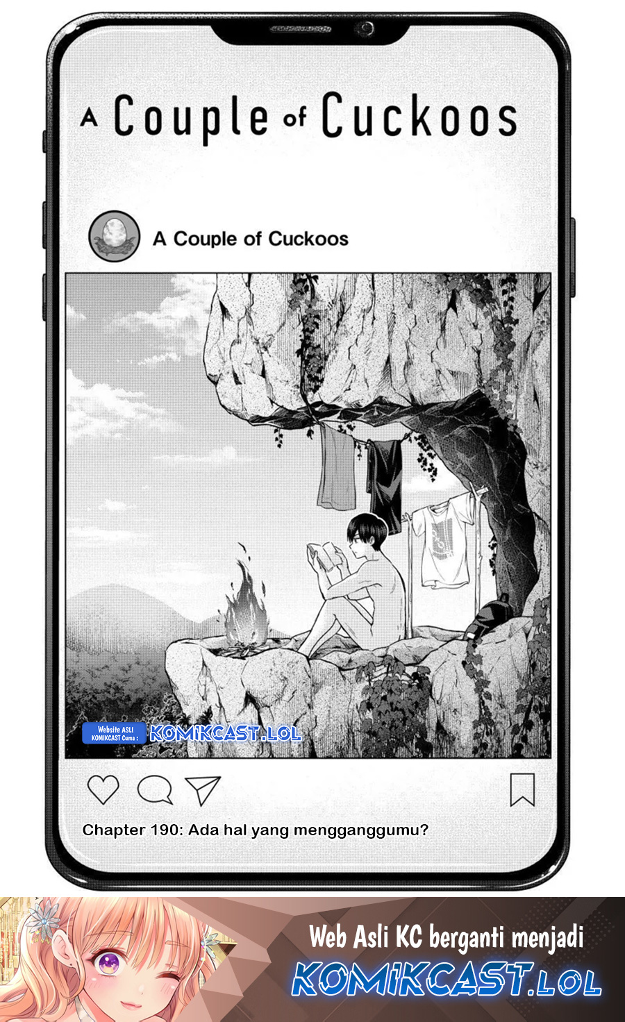 The Cuckoo’s Fiancee (A Couple of Cuckoos) Chapter 190 Bahasa Indonesia