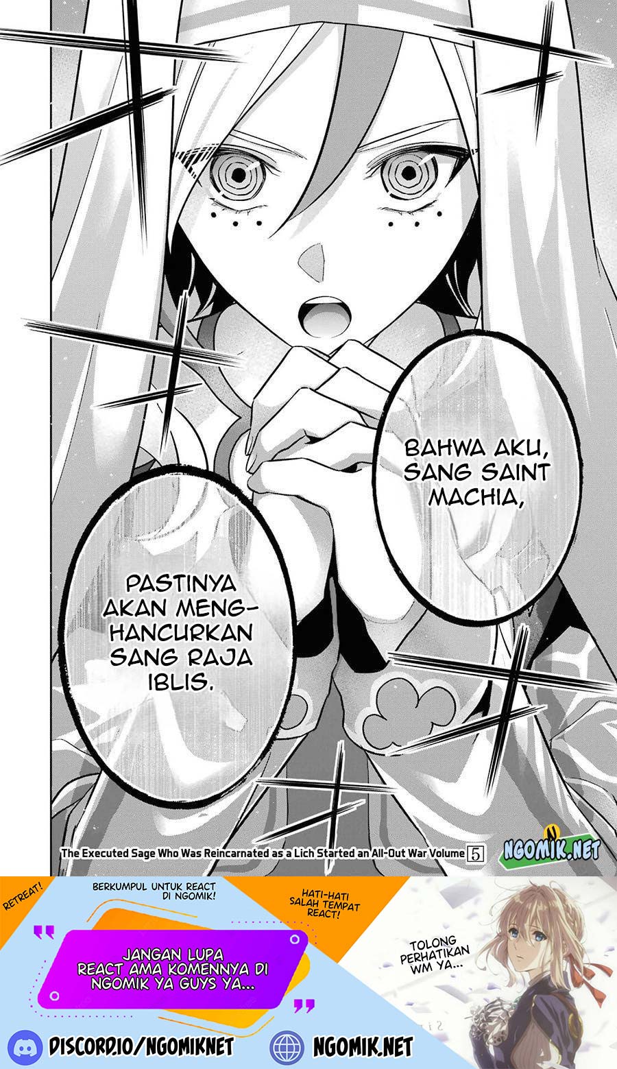 The Executed Sage is Reincarnated as a Lich and Starts an All-Out War Chapter 20 Bahasa Indonesia