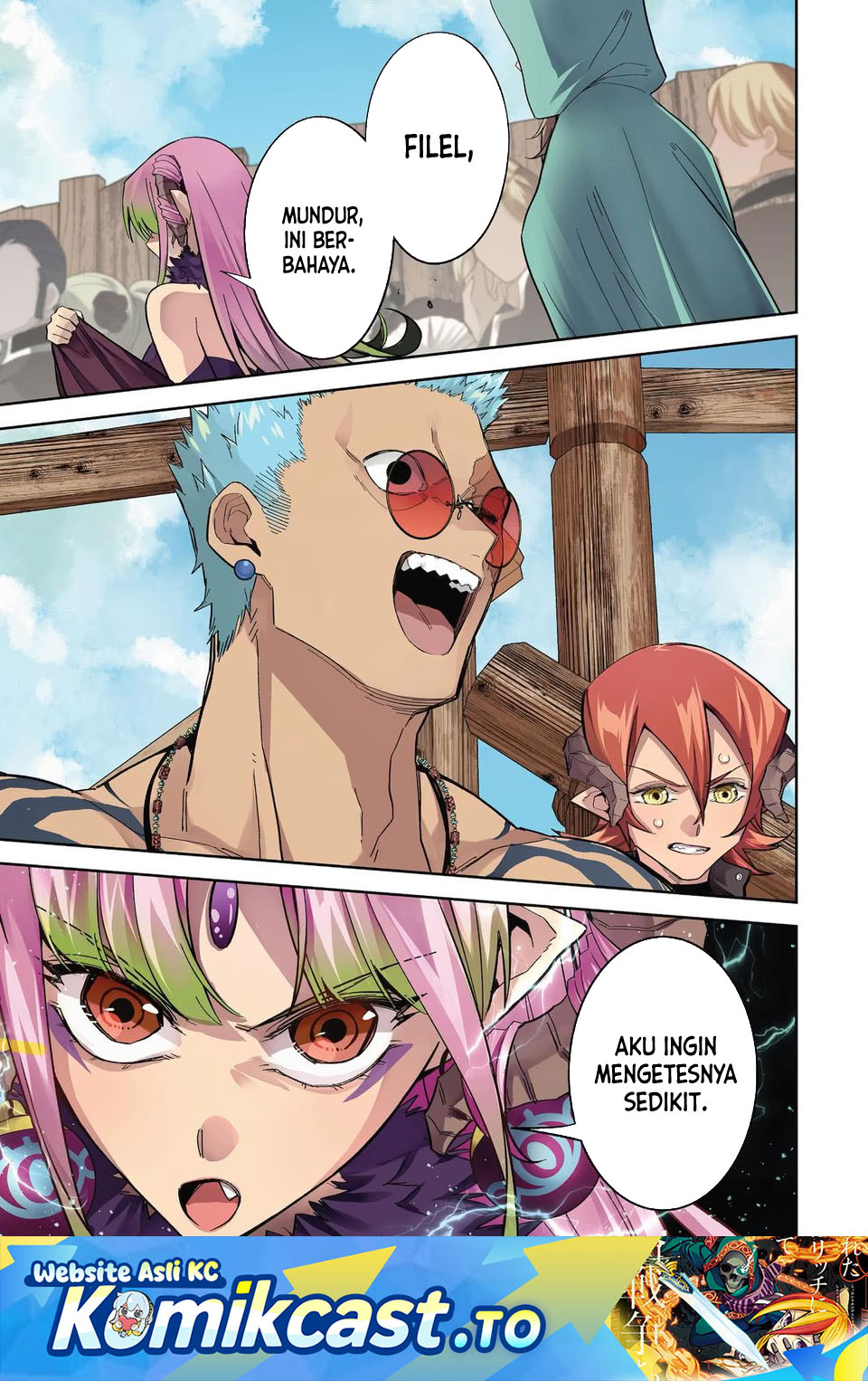 The Executed Sage is Reincarnated as a Lich and Starts an All-Out War Chapter 45 Bahasa Indonesia