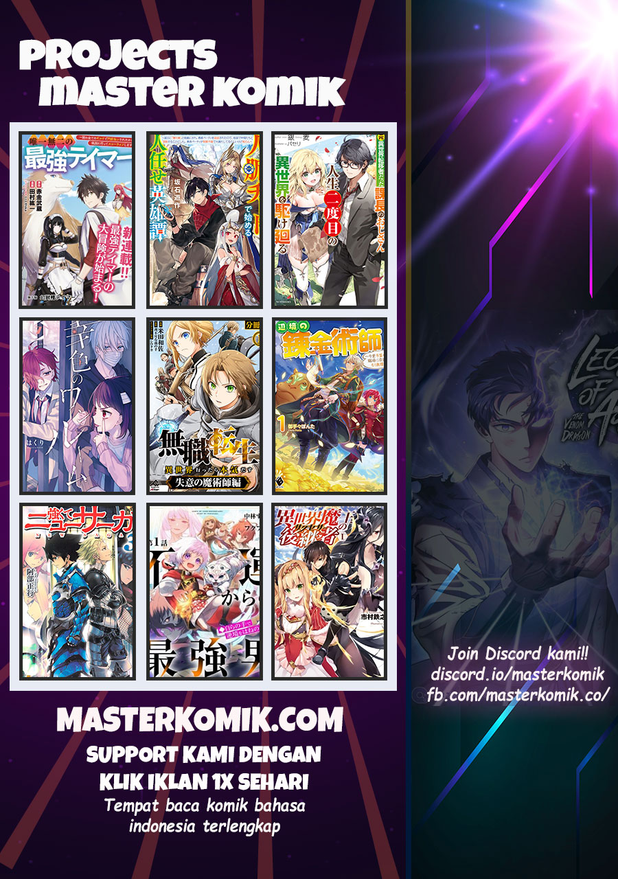 The Frontier Alchemist ~ I Can’t Go Back to That Job After You Made My Budget Zero Chapter 21.1 Bahasa Indonesia