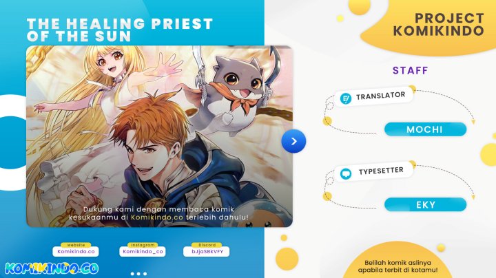 The Healing Priest Of The Sun Chapter 59 Bahasa Indonesia