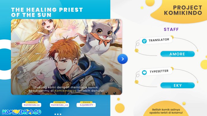 The Healing Priest Of The Sun Chapter 74 Bahasa Indonesia