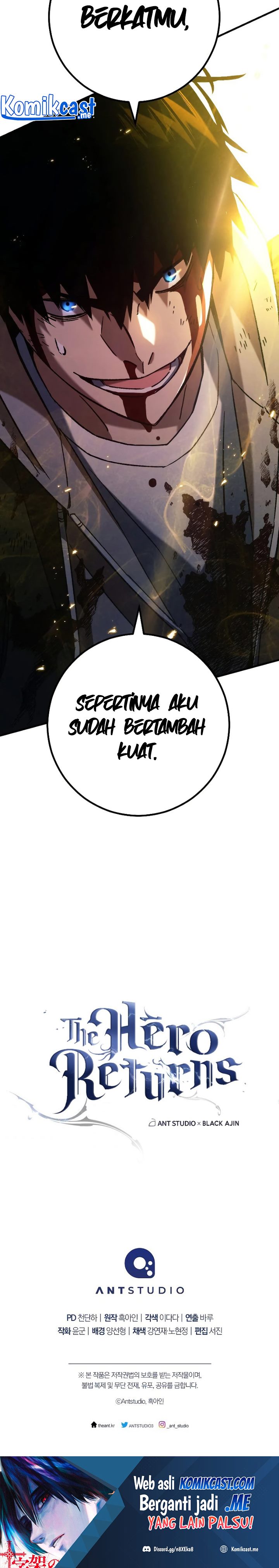 The Hero Returns Chapter 45 Bahasa Indonesia