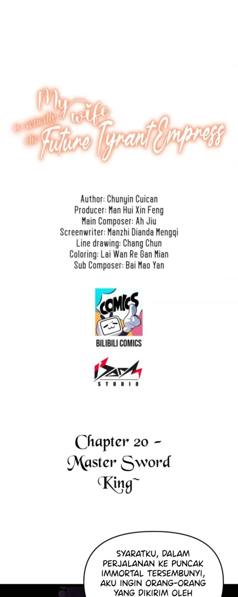 The Lady is the Future Tyrant Chapter 20 Bahasa Indonesia