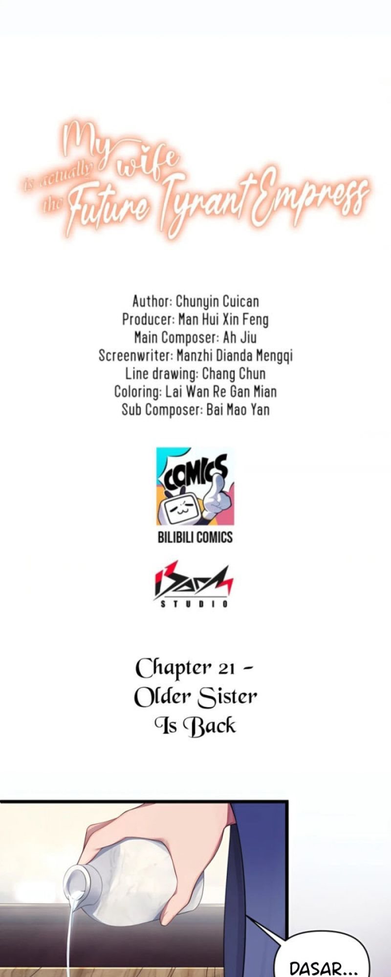The Lady is the Future Tyrant Chapter 21 Bahasa Indonesia