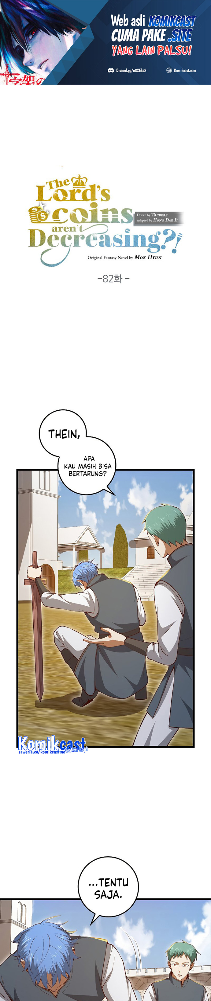 The Lord’s Coins Aren’t Decreasing?! Chapter 82 Bahasa Indonesia