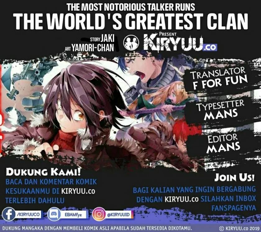 The Most Notorious “Talker” Runs the World’s Greatest Clan Chapter 09 Bahasa Indonesia