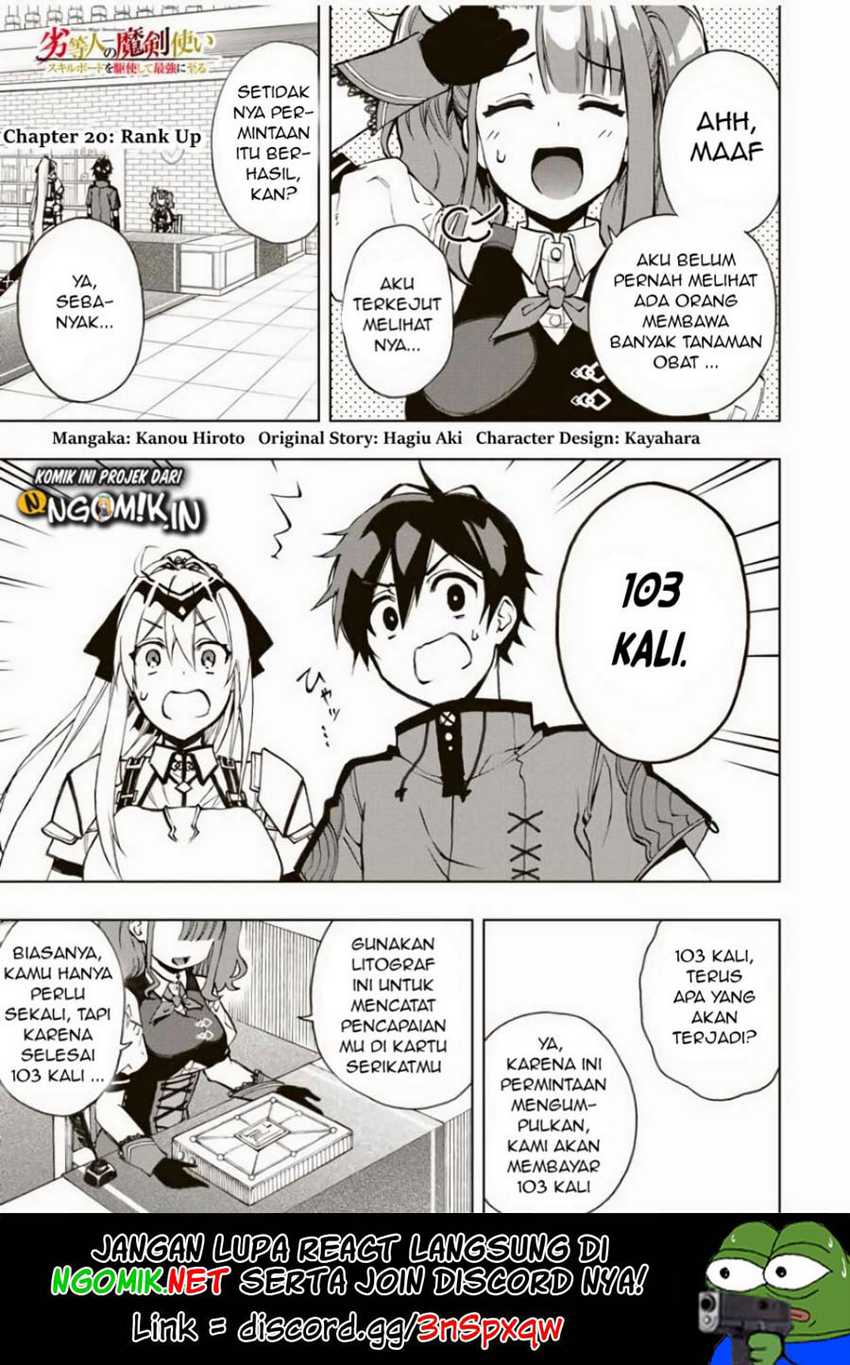 The Reincarnated Inferior Magic Swordsman chapter 20