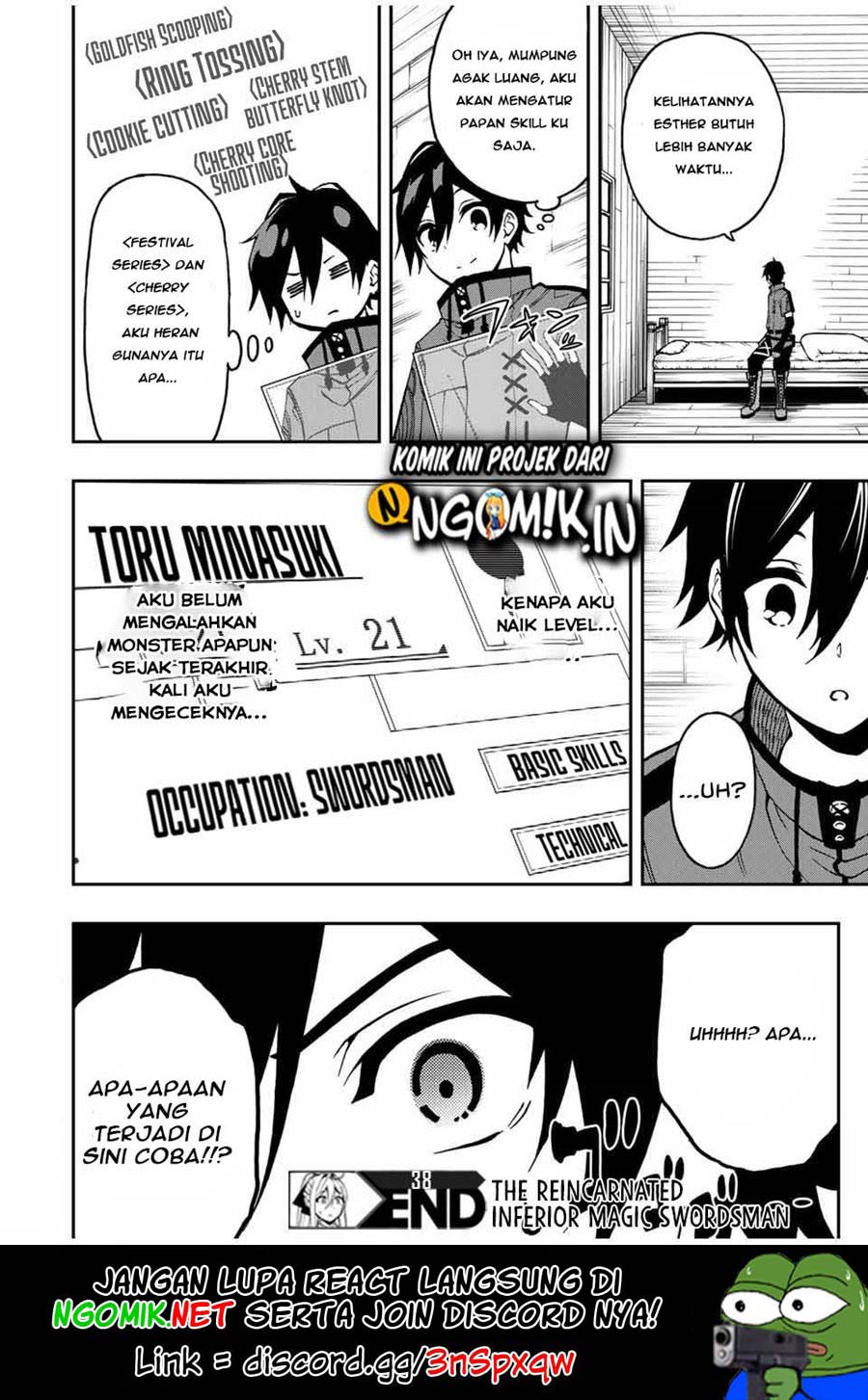 The Reincarnated Inferior Magic Swordsman chapter 38