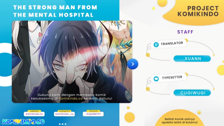 The Strong Man From the Mental Hospital Chapter 150 Bahasa Indonesia