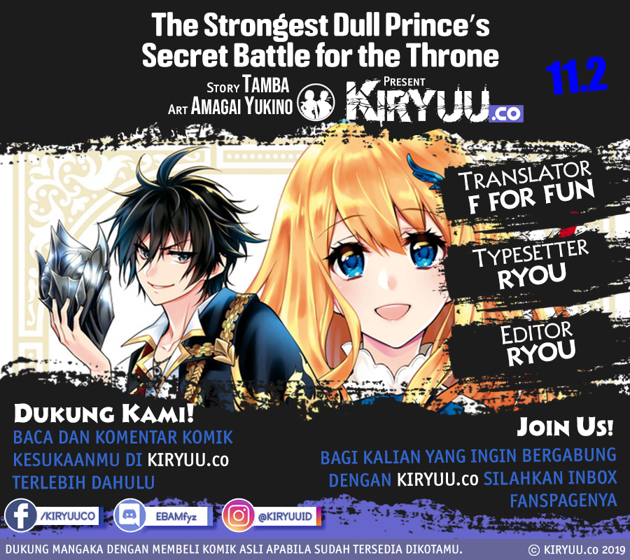 The Strongest Dull Prince’s Secret Battle for the Throne Chapter 11.2 Bahasa Indonesia