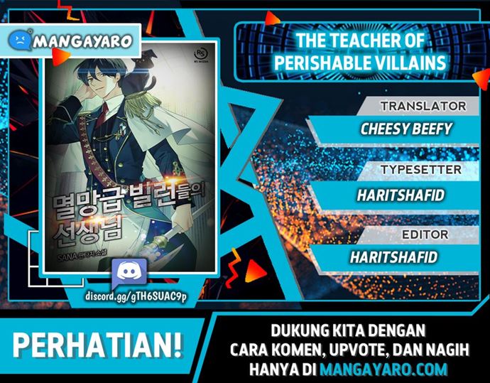 The Teacher of Perishable Villains chapter 18