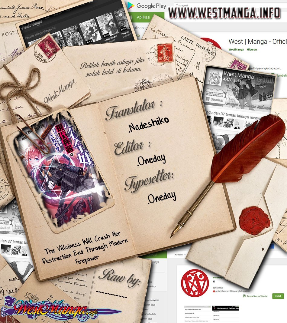 The Villainess Will Crush Her Destruction End Through Modern Firepower Chapter 04 Bahasa Indonesia