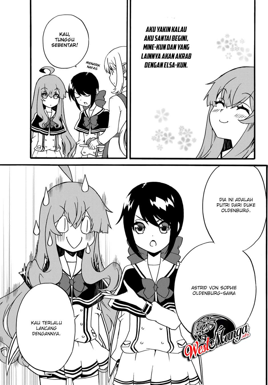 The Villainess Will Crush Her Destruction End Through Modern Firepower Chapter 47 Bahasa Indonesia