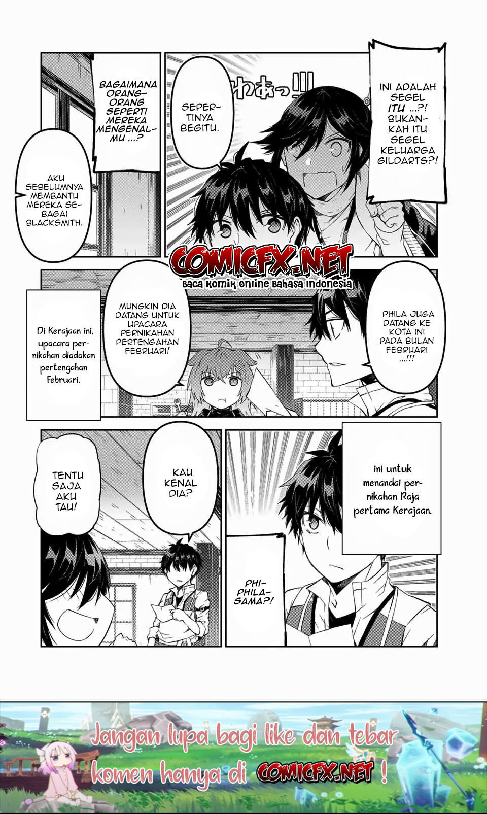 The Weakest Occupation “Blacksmith,” but It’s Actually the Strongest Chapter 39 Bahasa Indonesia