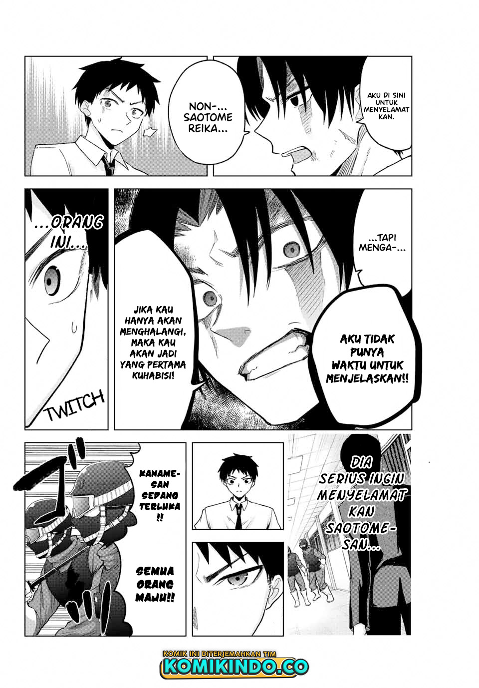 The Death Game Is All That Saotome-san Has Left Chapter 33 Bahasa Indonesia