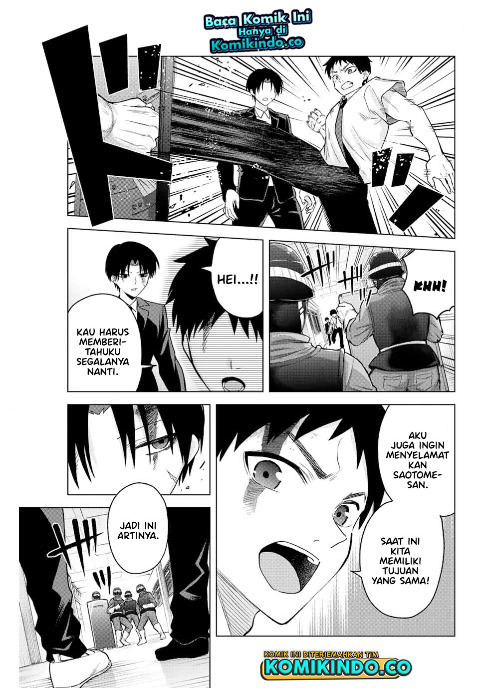 The Death Game Is All That Saotome-san Has Left Chapter 33 Bahasa Indonesia