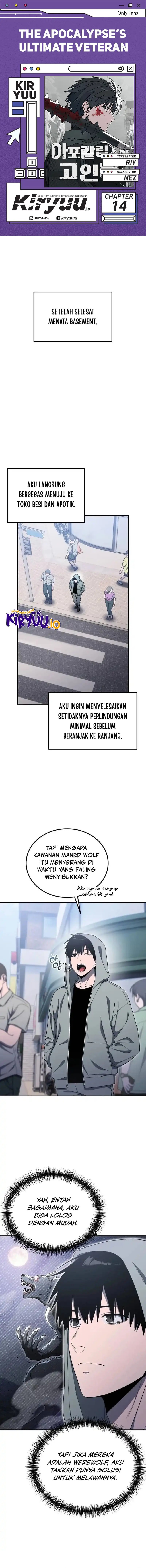 The Apocalypse’s Ultimate Veteran Chapter 14 Bahasa Indonesia