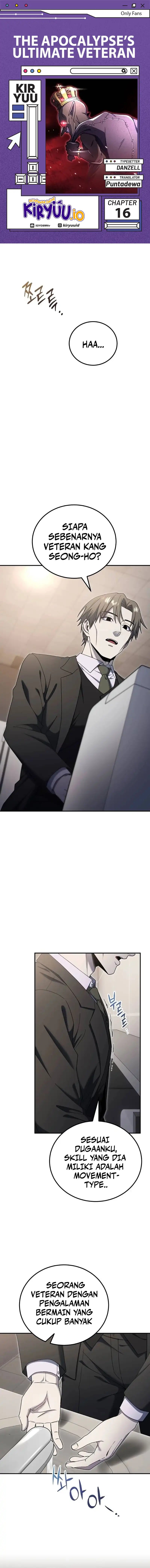 The Apocalypse’s Ultimate Veteran Chapter 16 Bahasa Indonesia