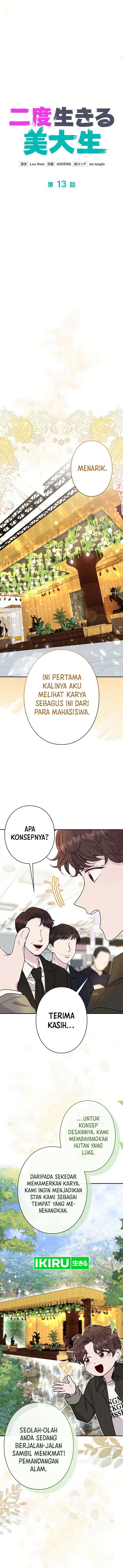The Art Student Who Lived Twice Chapter 13 Bahasa Indonesia