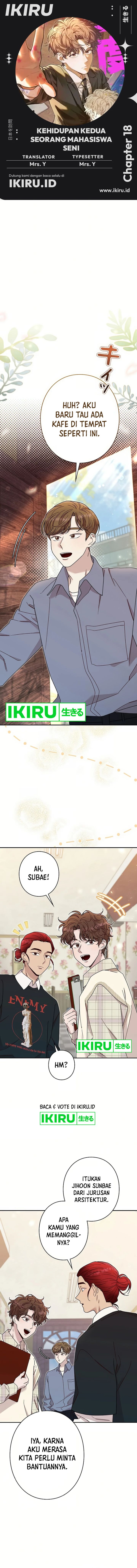 The Art Student Who Lived Twice Chapter 18 Bahasa Indonesia