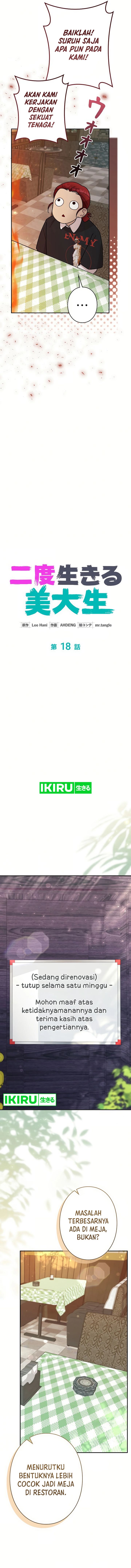 The Art Student Who Lived Twice Chapter 18 Bahasa Indonesia