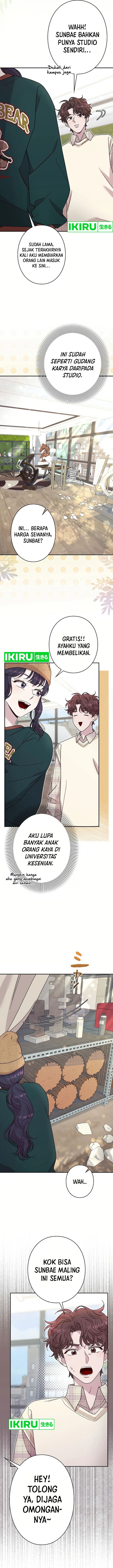 The Art Student Who Lived Twice Chapter 18 Bahasa Indonesia