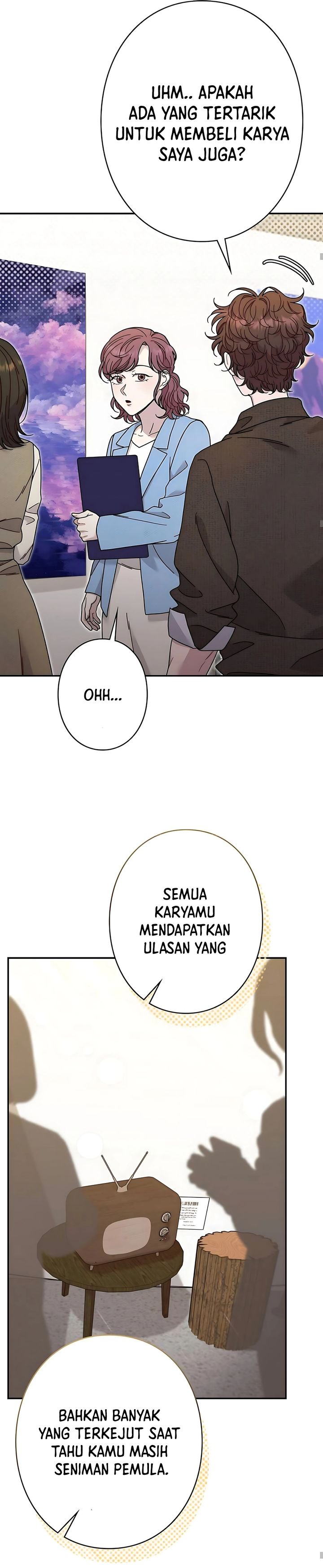 The Art Student Who Lived Twice Chapter 34 Bahasa Indonesia